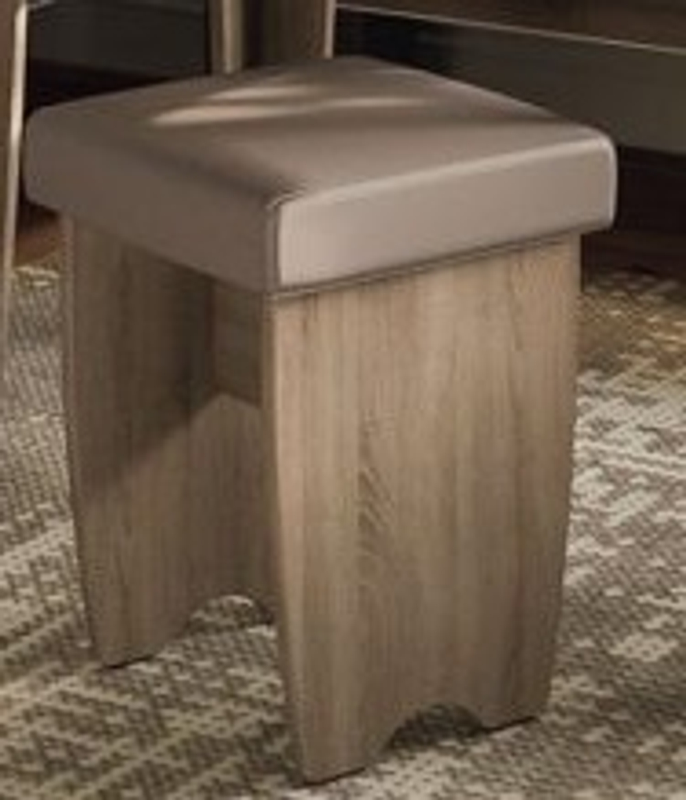 Барселона Банкетка Дуб Сонома трюфель/Микровелюр Duna Stone ТриЯ