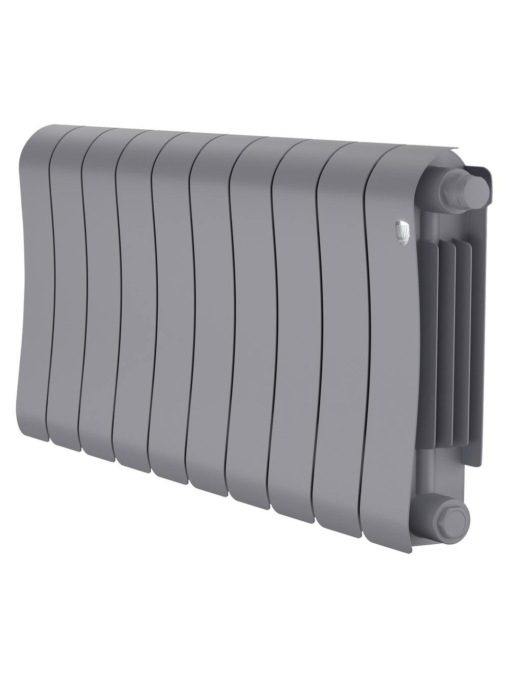 Радиатор биметаллический Royal Thermo Infinity 300 Silver Satin VR80 - 10 секц.