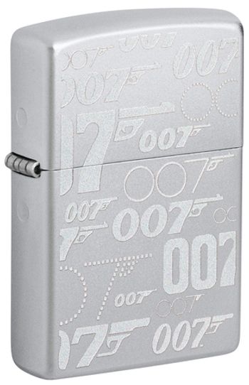 Зажигалка Zippo James Bond с покрытием Satin Chrome (48735)