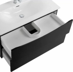 Тумба с раковиной BelBagno MARINO-CER-N-1000-2C-SO-NL-P Nero Lucido