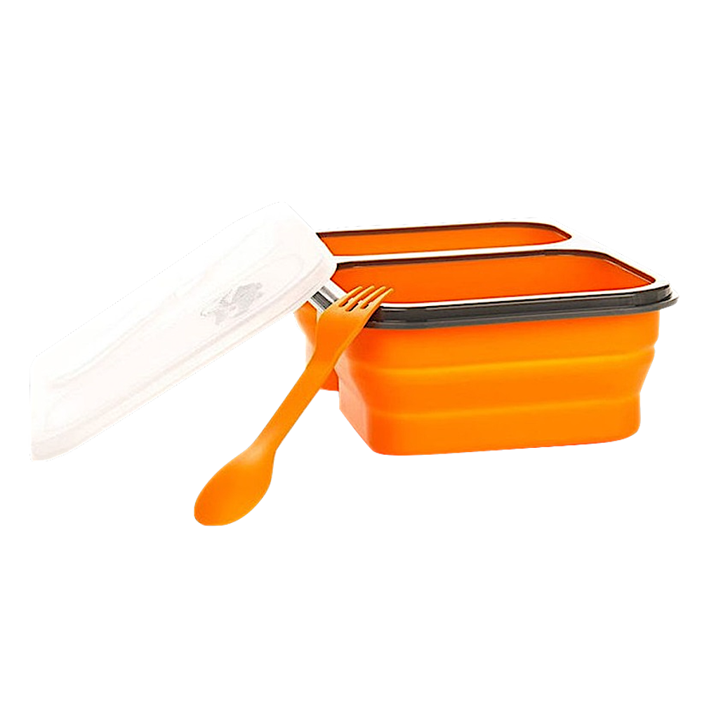 Силиконовый контейнер 2-отсека с ловилкой Tramp TRC-090 900мл -
