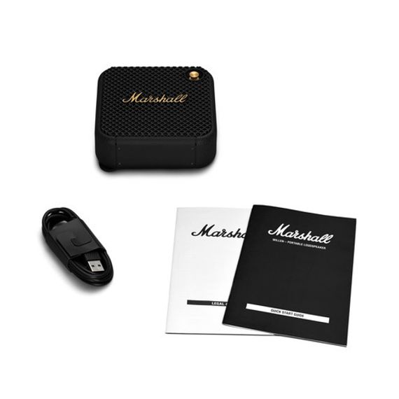 Səs gücləndiricisi \ Колонки \ speaker Marshall - Willen BT Portable Speaker - Black & Brass