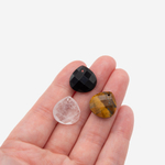 Подвеска с гранями из натурального черного агата, 16мм