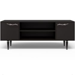 Тумба под ТВ Арт Колор matte 155см Классик Сильвер Терпкий коричневый матовый