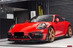 Карбоновая губа переднего бампера для PORSCHE 911 992.1 CARRERA 2019–2025