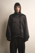 Атласная куртка Вивьен