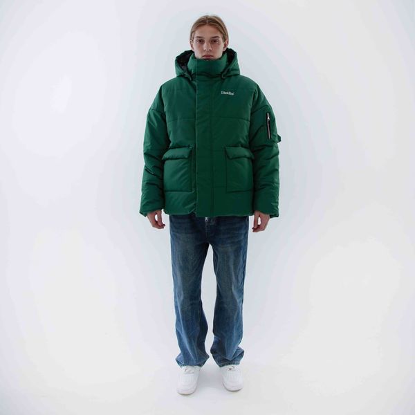 Куртка DD24 зеленая - фото 5