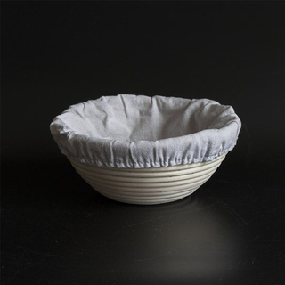 Круглая корзинка для расстойки из ротанга S, 20 см, до 500г теста