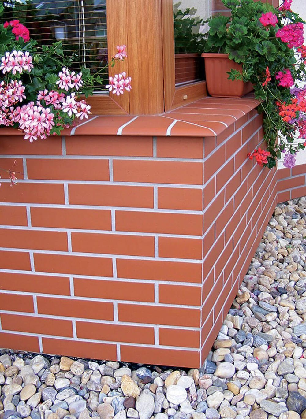 King Klinker - Ruby red (01), Dream House, 65x250x10, RF - Клинкерная плитка для фасада и внутренней отделки