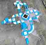 Коммерческий аквапарк на воде «Улыбка моря» 37×32×4 м