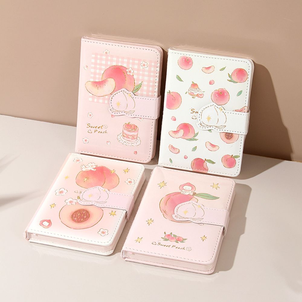 Скетчбук в твердом переплете 106×150 мм, Peach