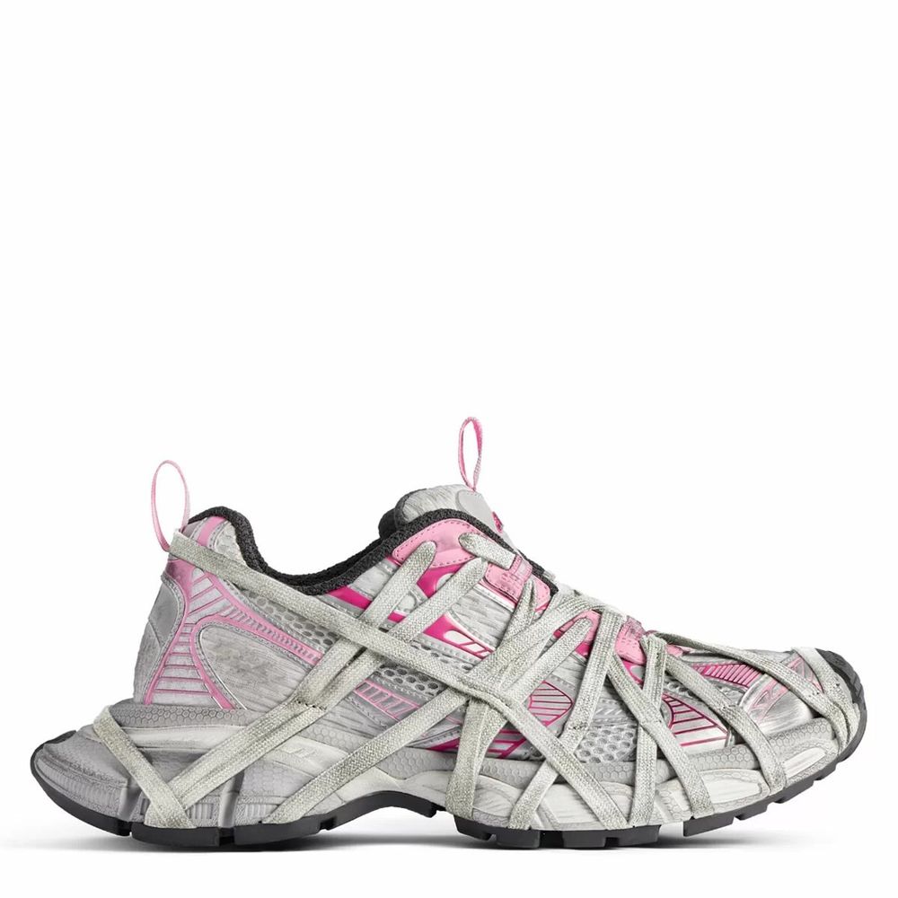 Кроссовки Balenciaga 3XL Extreme Lace Sneaker White Pink Grey