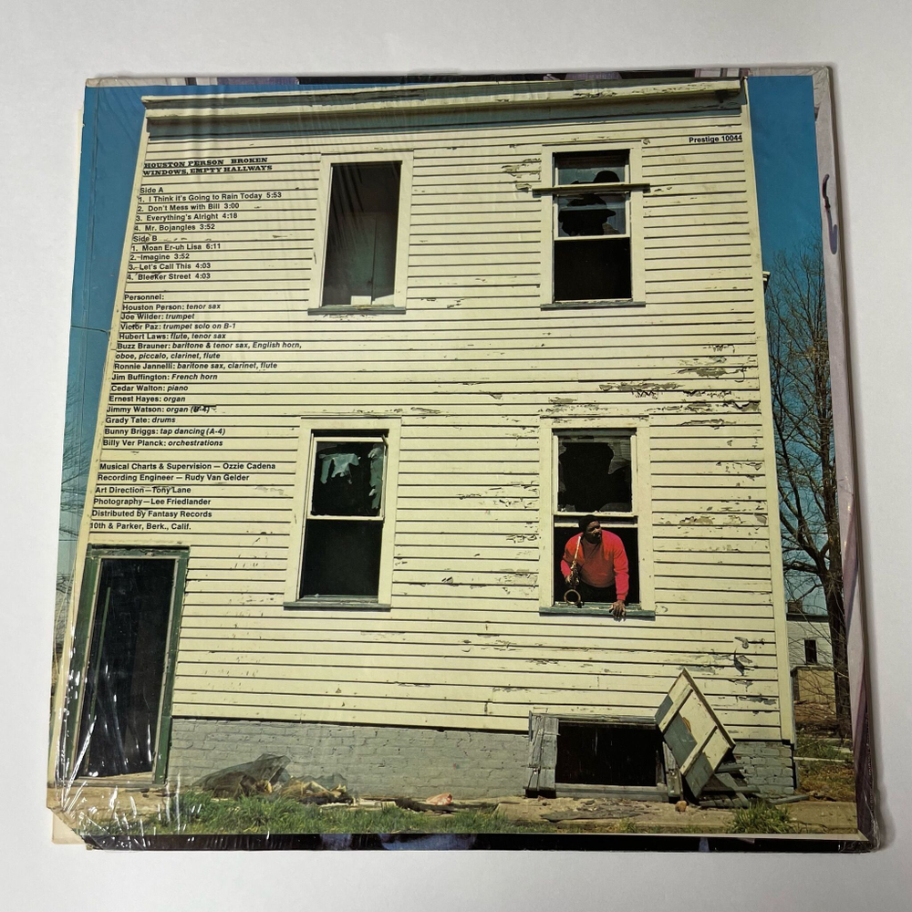 Винтажная виниловая пластинка LP Houston Person Broken Windows, Empty Hallways (USA 1972)