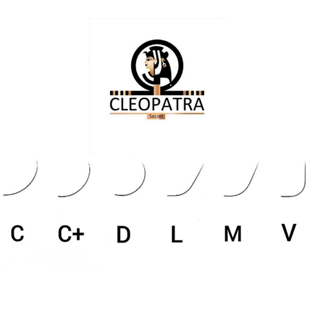 Черные ресницы CLEOPATRA - 16 линий