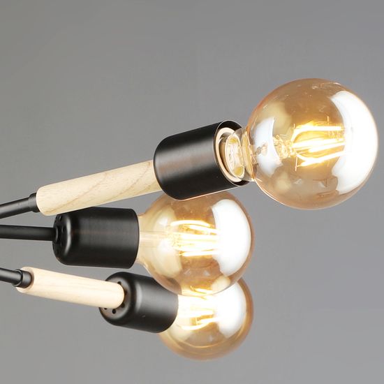 99960-0.3-08 BK+WOOD светильник потолочный