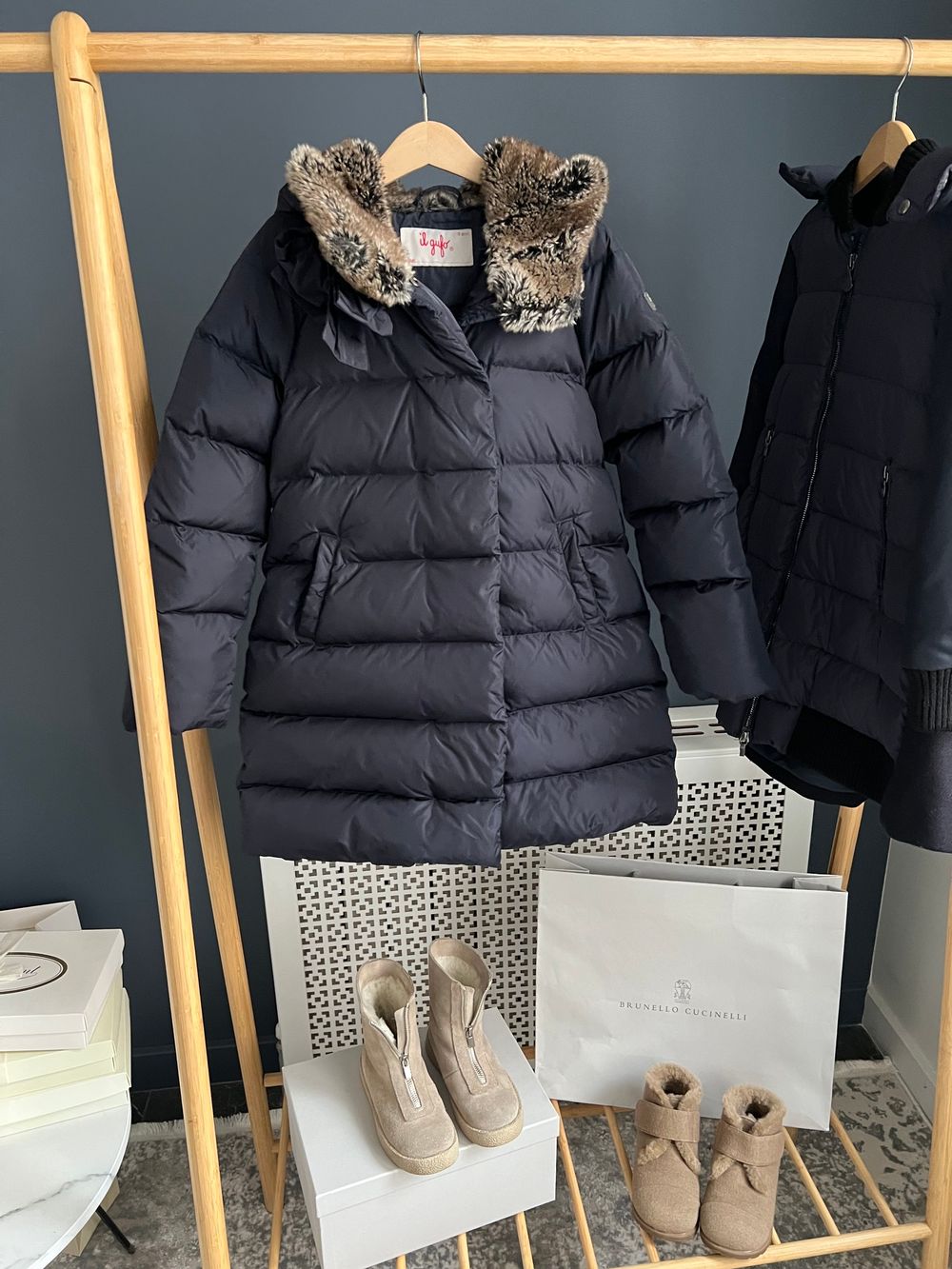 Пуховое пальто Il Gufo, 128