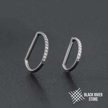 D-ring Half Crystal 1.0мм