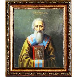 Лев I Римский Святитель. Икона на холсте.