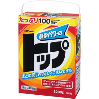 Порошок стиральный универсальный Lion Япония TOP, без фосфатов, 3,2 кг