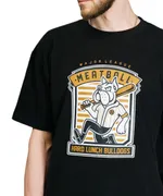 Футболка Hardlunch оверсайз Meatball черная