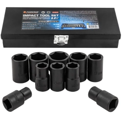 Набор инструментов ударных 12пр. 1/2''(6гр.) Forsage F-4122-5