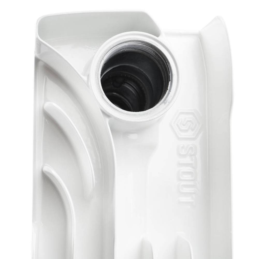 STOUT Space 350  4 секции радиатор биметаллический боковое подключение