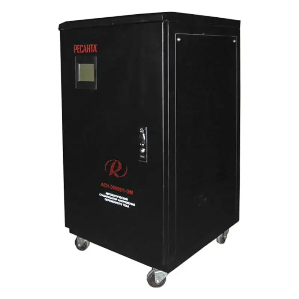 Ресанта АСН-30000/1-ЭМ однофазный стабилизатор напряжения 63/3/3