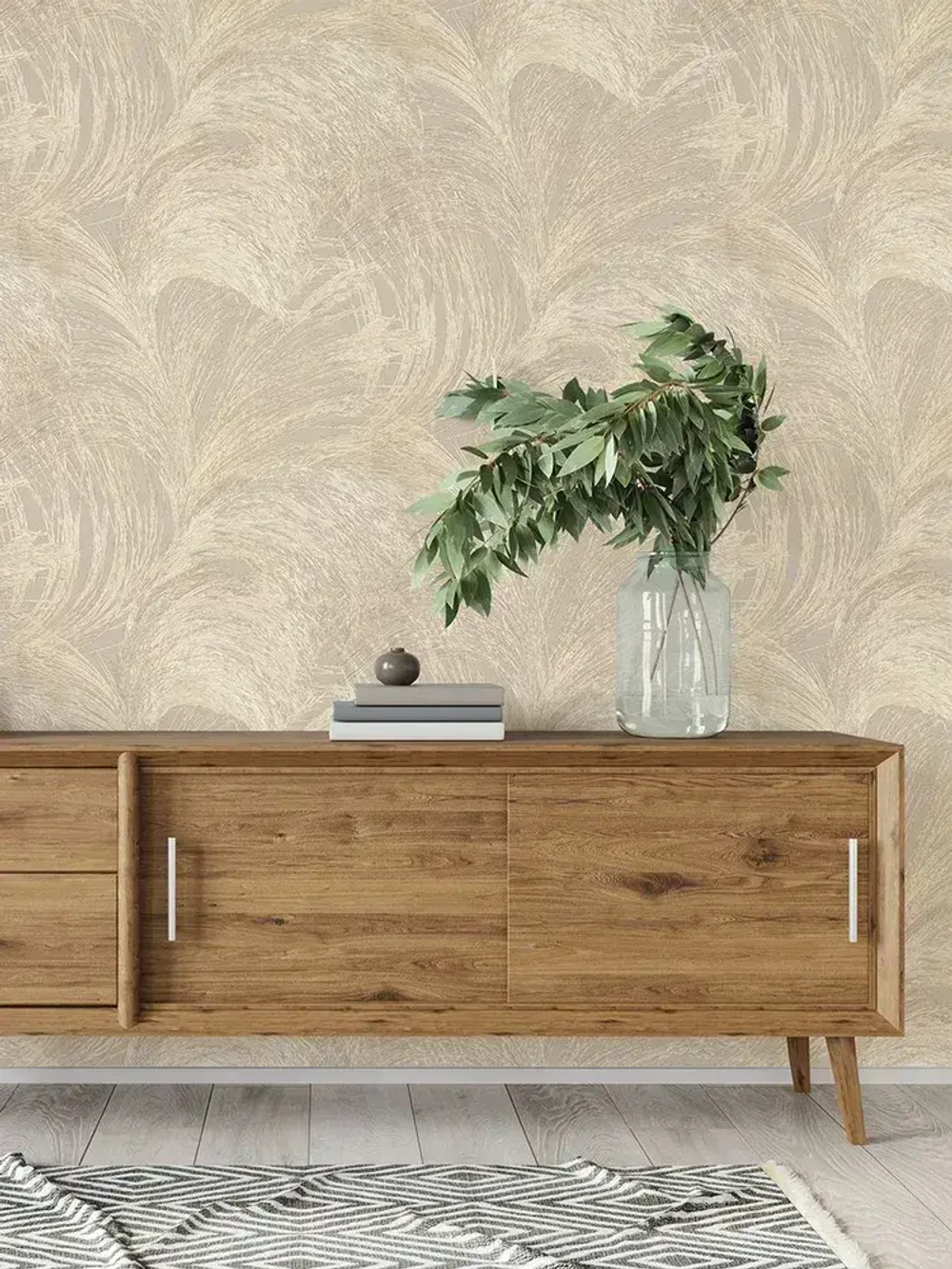 Обои Euro Decor 7188-02 Freya / виниловые на флизелиновой основе / 1,06*10м