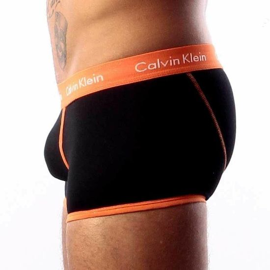 Мужские трусы боксеры Calvin Klein 365 Black Orange
