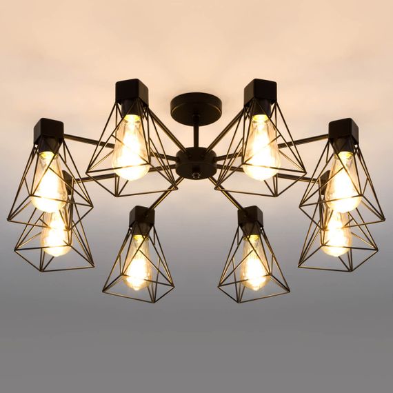 Потолочная люстра Eurosvet 70107/8 черный