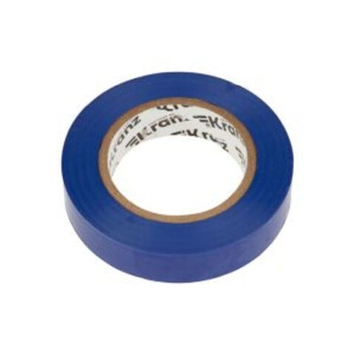 Изолента ПВХ KRANZ 0.13х15 мм, 20 м, синяя