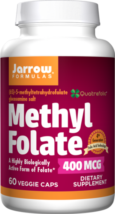 Jarrow Formulas, Метилфолат, Methyl Folate 400 mcg, 60 капсул