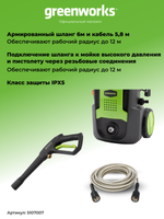 Мойка высокого давления 1700Вт VT электрическая GPWG3II