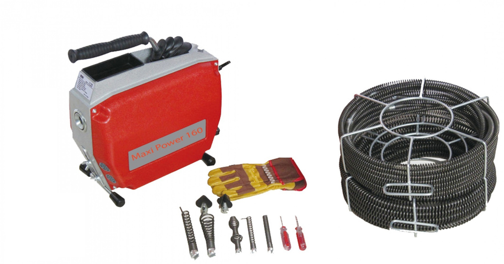 Электрический аппарат для прочистки труб ПРЕУС Maxi Power 160 22+22+16