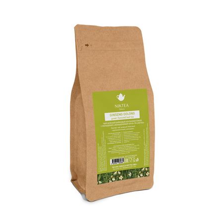 Niktea Ginseng Oolong / Женьшеневый Улун чай зелёный листовой 500 гр.