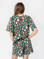 Пижама женская Mjölk Имбирный пряник, с коротким рукавом