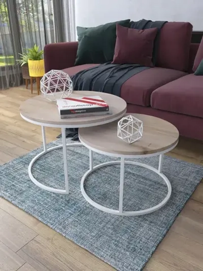 Комплект журнальных столов Акцент - БД - МДФ в ПВХ