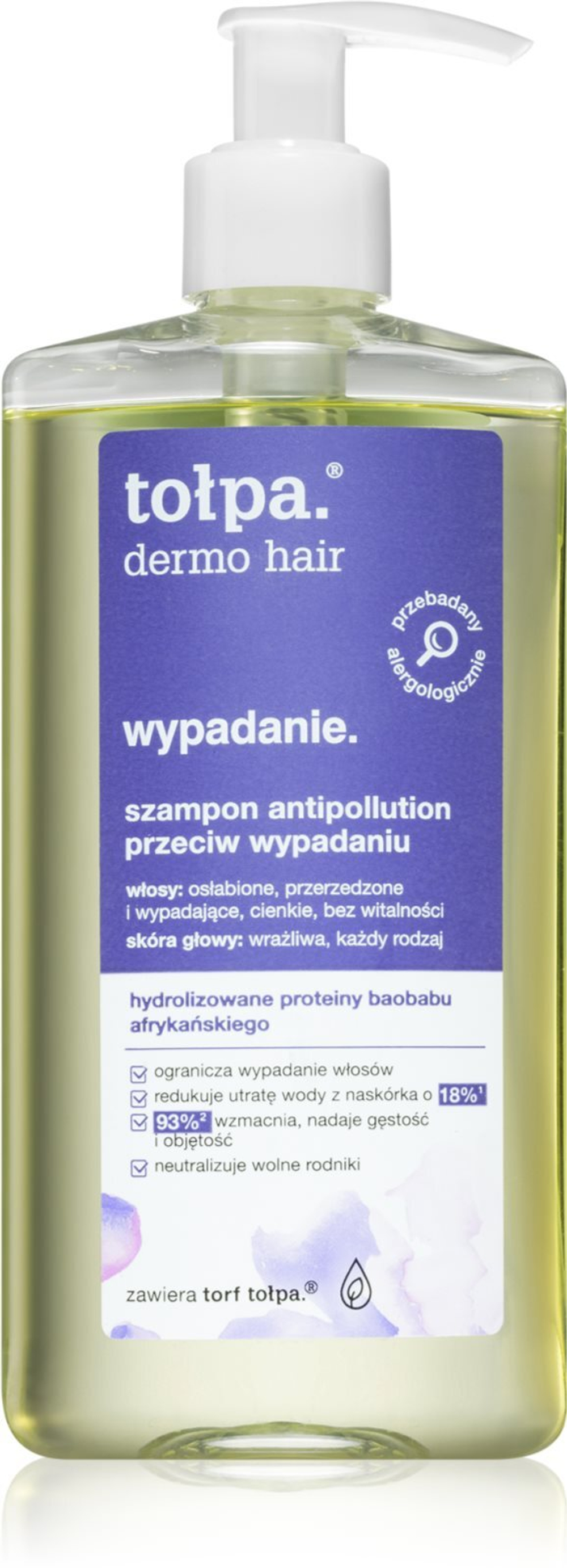 Tołpa Dermo Hair - укрепляющий шампунь против выпадения волос /   250  ml  / GTIN 5902719417948