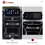 Магнитола для Hyundai Santa Fe 4 2018-2021 - Redpower 85410XLB монитор 12.3" QLED в стиле BMW, Android 14, CarPlay, 4G SIM-слот
