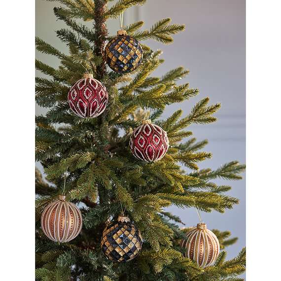 Набор ёлочных украшений vitrage из коллекции new year essential, 7 шт.