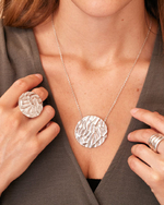 Колье ORI TAO, Ottawa, фактурный металл, OT24.1-15-31680 (серебристый)