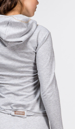 Платье Chintamani с длинным рукавом сер.меланж