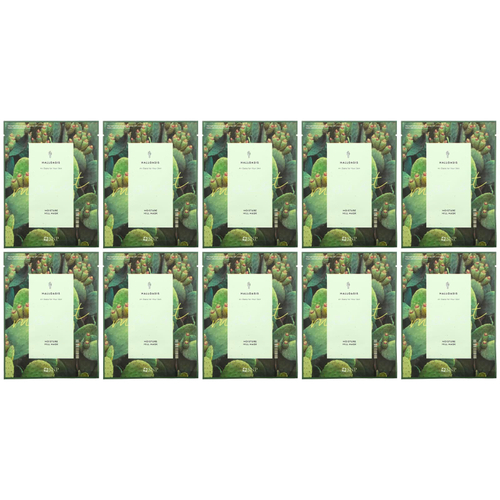 SNP, Halloasis, тканевая маска Moisture Hill, 10 листовых масок, 25 мл (0,84 жидк. унц.)