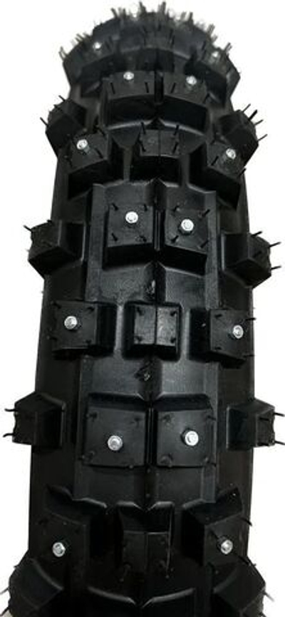 Покрышка 16" 80/100-12 шипованная внедорожная для электровелосипедов и мотоциклов