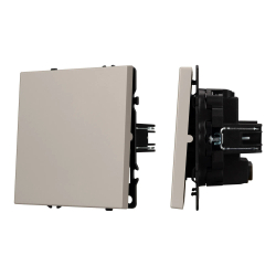 Механизм выключателя одноклавишный перекрёстный SWT-NOBE-MKX1-SFPL-CA (230V, 10A) (Arlight, -) 059428