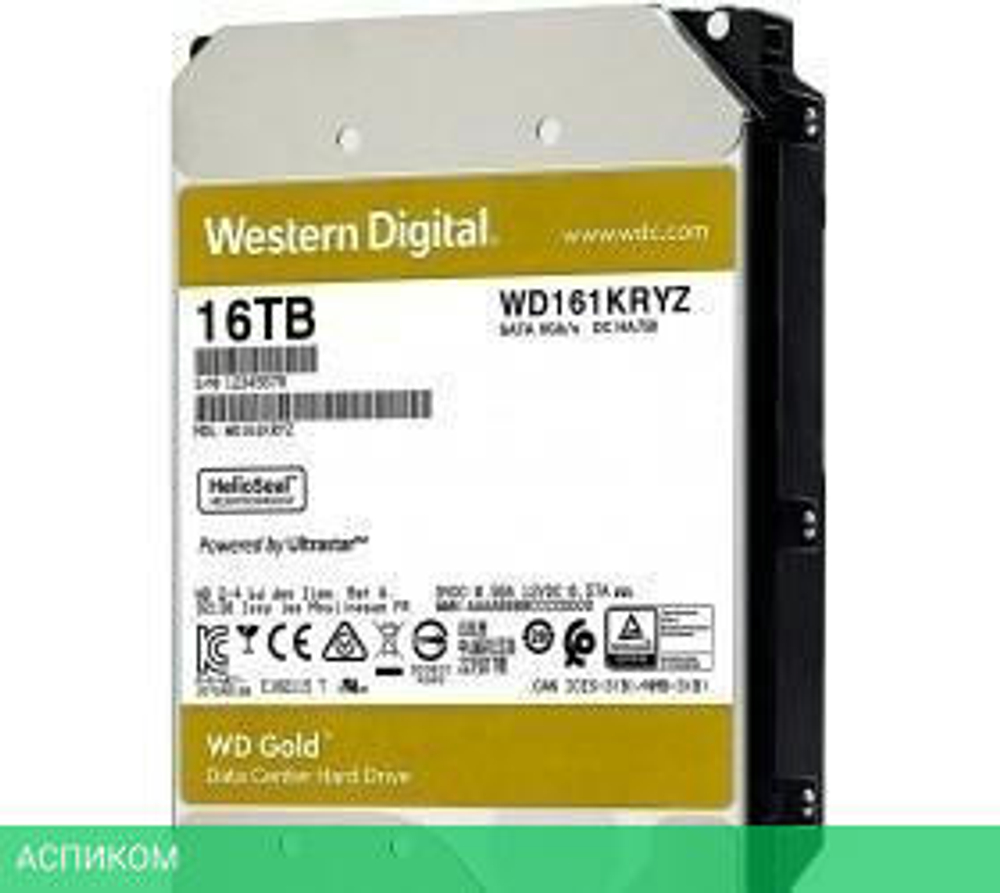 Жесткий диск WD Gold 16TB (WD161KRYZ)