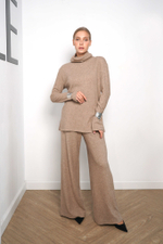 Lilit брюки из шерсти в бежевом
