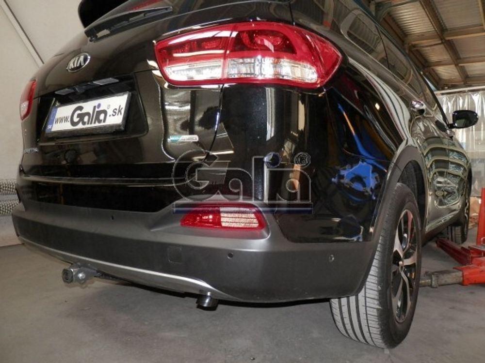 Фаркоп оцинкованный Galia H091C для Hyundai Santa Fe 2012-2018, Kia Sorento 2012-2015, 2015-(паспорт и сертификат в комплекте)(без электрики)
