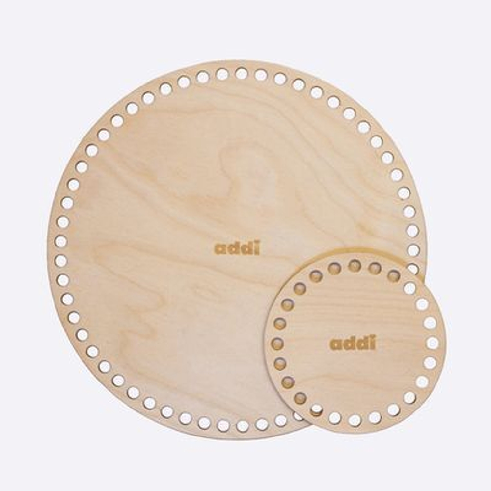 Донышко для вязаных изделий addiShapes, круг, 2-х диаметров (25 см/12 см)