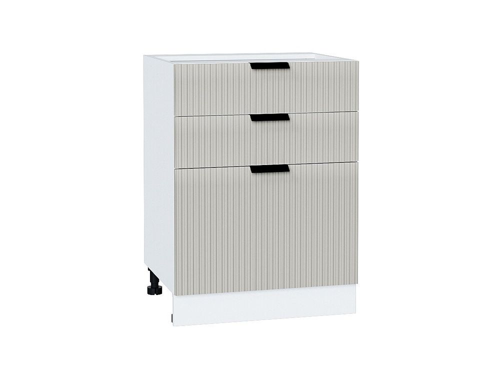 Шкаф нижний с 3-мя ящиками Евро Лайн